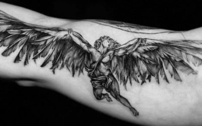 Icarus Tattoos: Guide To The Tragic Meaning
